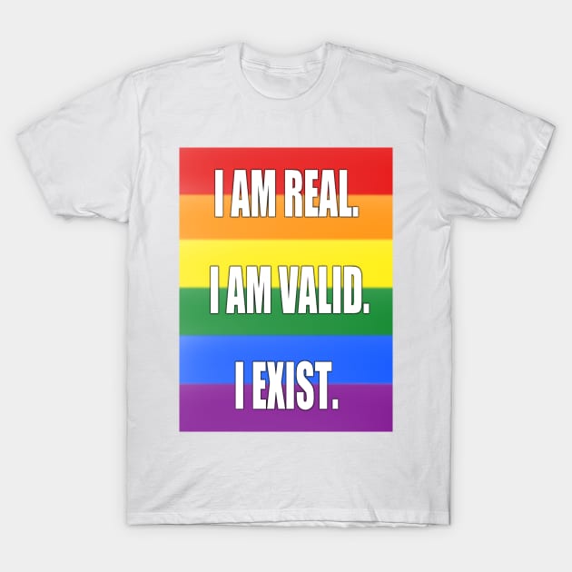 Gay Pride: I am... T-Shirt by The Curio Art Shop